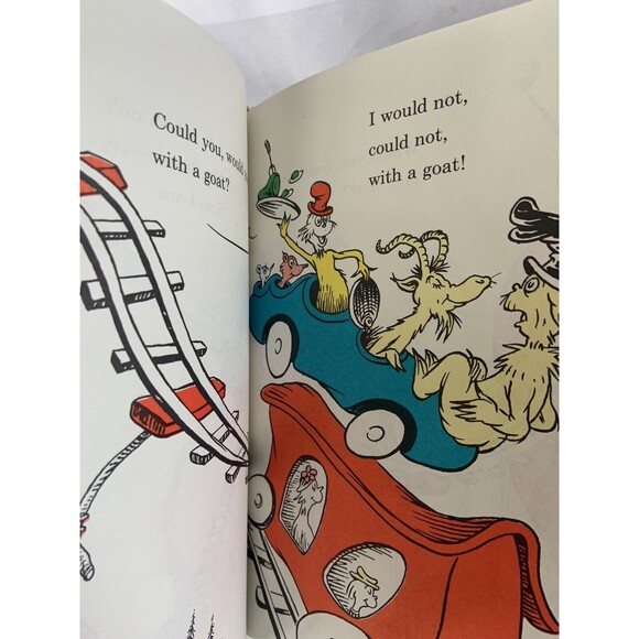 Green Eggs and Ham Dr. Seuss Vintage  1960 Hardcover Grolier Book Club Edition - Picture 10 of 10